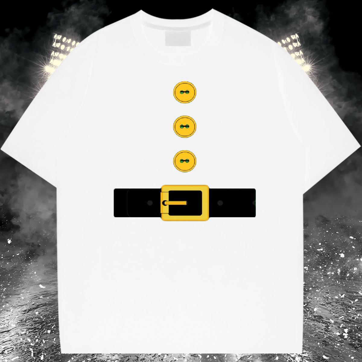 Customized Mens T Shirts 100% Cotton 230g Christmas Hip Hop Street Clothings Round Neck Short Sleeve Wholesale Men Tshirts Black Oversized