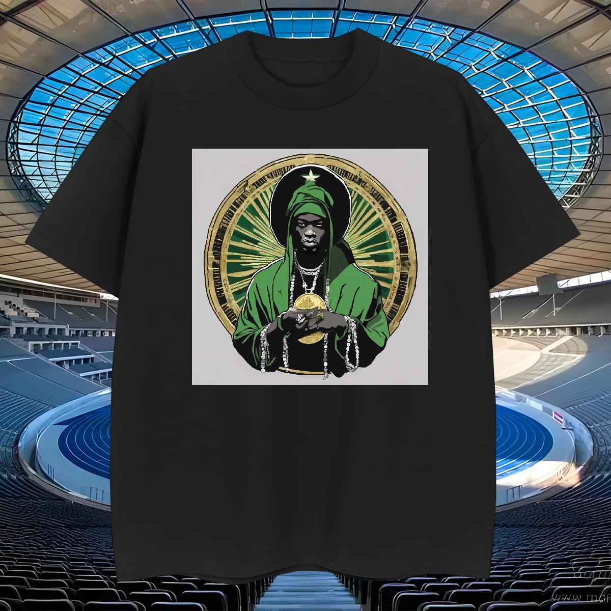 Loose Tshirt for Man Woman 100% Cotton 230g Daily Outfit cash Cartoon Print Crew Neck Stylist Men T Shirts Tops