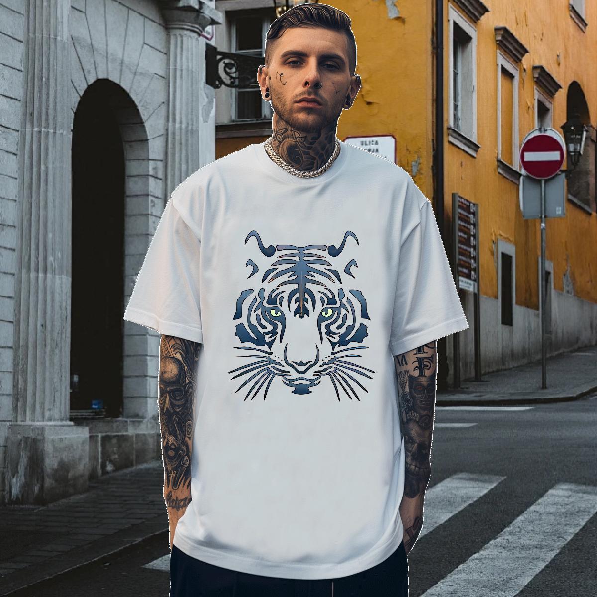 T shirt 100% Cotton 230g Anime Printing Street Crew Neck DIY Printed Men Tshirts Customized Designer Tees