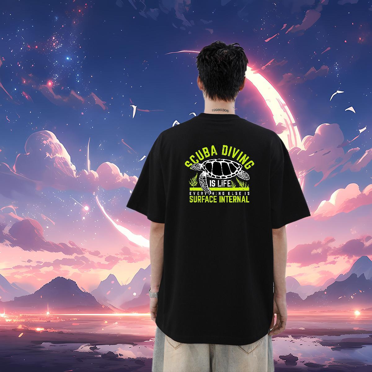 2024 Designer T-Shirts for Men 230g Cotton Street Wear Pure Cotton Soft Mens Tshirts Oversized 4XL