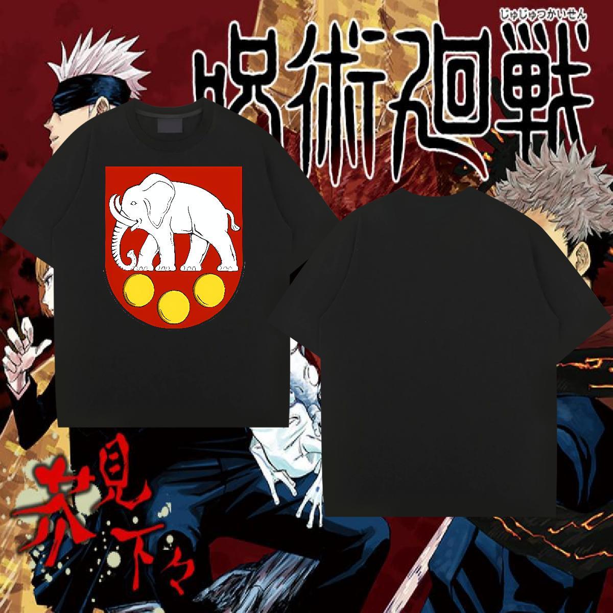2024 New Man T Shirts 230g 100% Cotton elephant Casual Beach Tees Shirts Breathable Crew Neck Designer Couples T Shirts Custom Anime