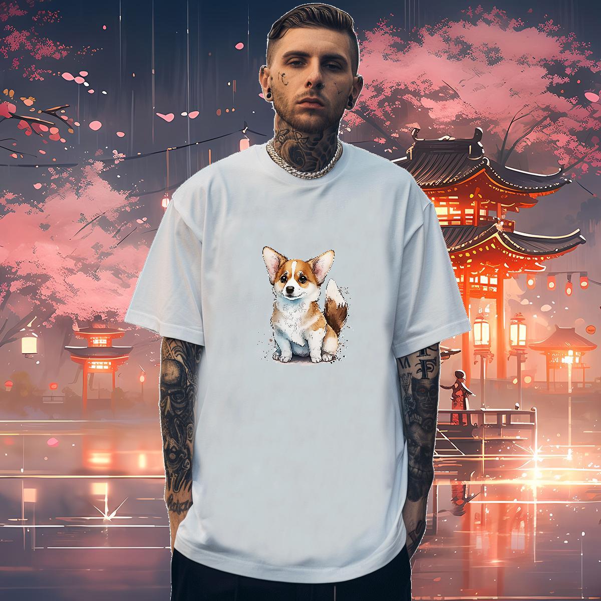 T Shirts Men 100% Cotton 230g Hip Hop Street Pure Cotton Plus Size Custom Men Tshirts Factory Direct Wholesale Wear