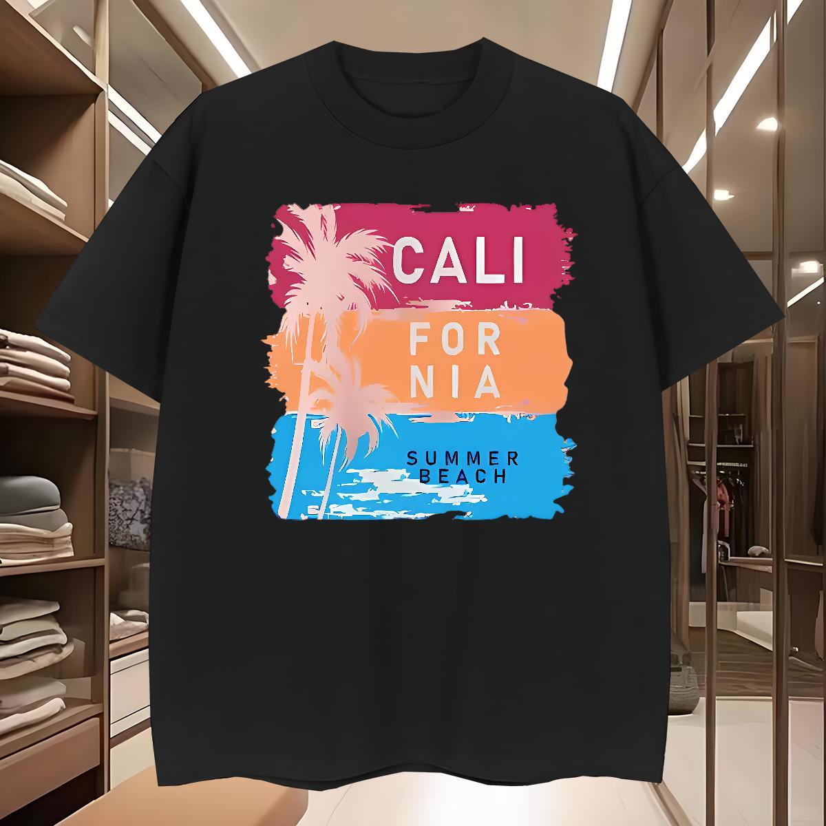 T Shirts Men 230g Cotton tree Casual Daily Wear Breathable Short Sleeve Floral Print Men Tshirts Designer Loose Fit Tops