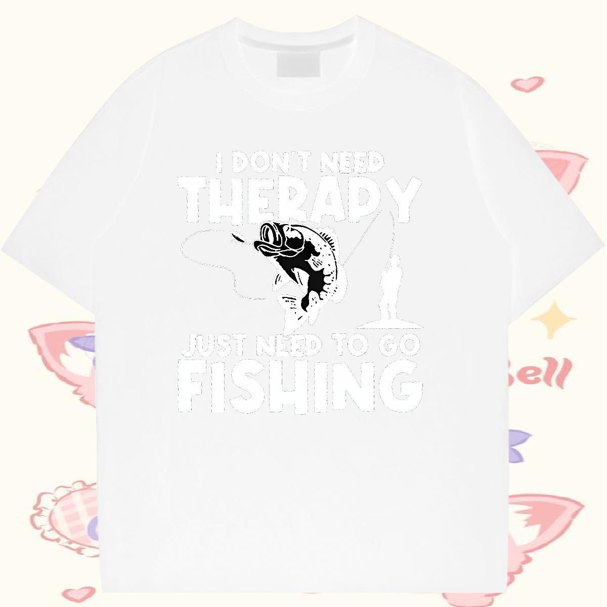 Designer Fashion T Shirts Men 230g Cotton fish Casual Beach Tops Tees Pure Cotton Wholesale Men Tees DIY Logo Oversized