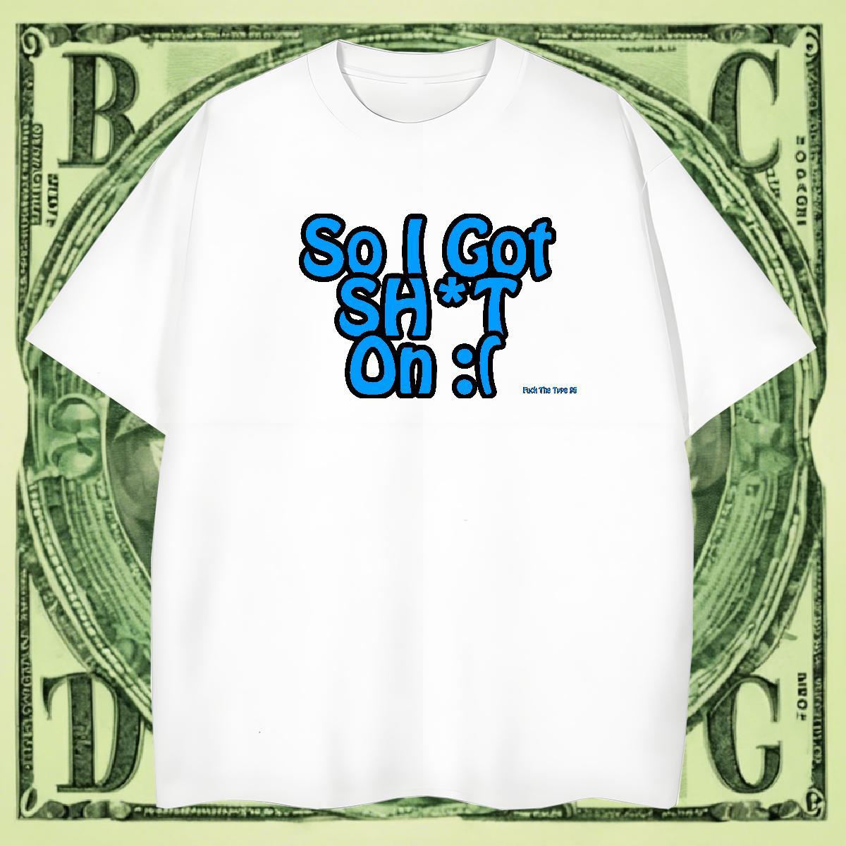 Brand Mens Tshirts 230g 100% Cotton Anime Printing Street letter Custom Printing Round Neck Short Sleeve Classic T Shirt For Man Clothes