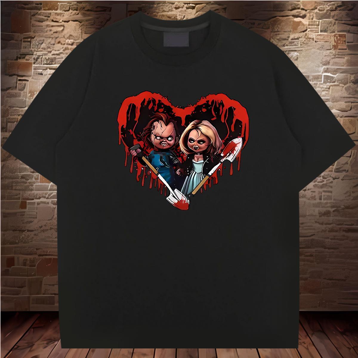 T Shirts Men 230g Cotton Terror Casual Beach O Neck Short Sleeves Oversized Tshirts Wholesale Popular Tops Tees