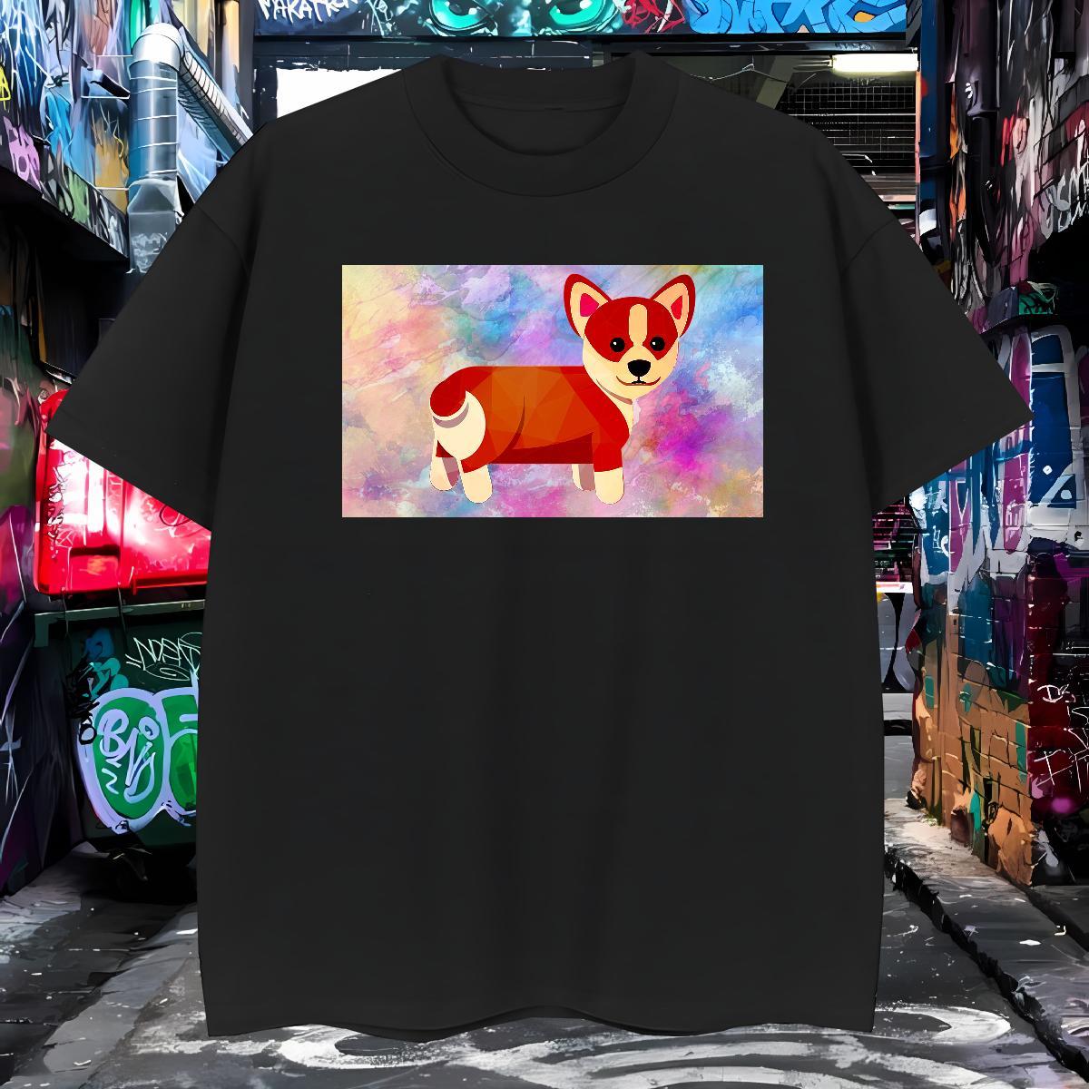 T-Shirts 100% Cotton 230g Dog Summer Casual Crew Neck Breathable Custom Big Size Couples T Shirts Fashion Casual Cool Design Clothings