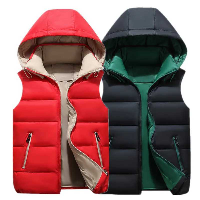 Fashionable childrens cotton vest matching clothing for parents and children boys and girls sleeveless jacket 100-185CM waist jacketW240724