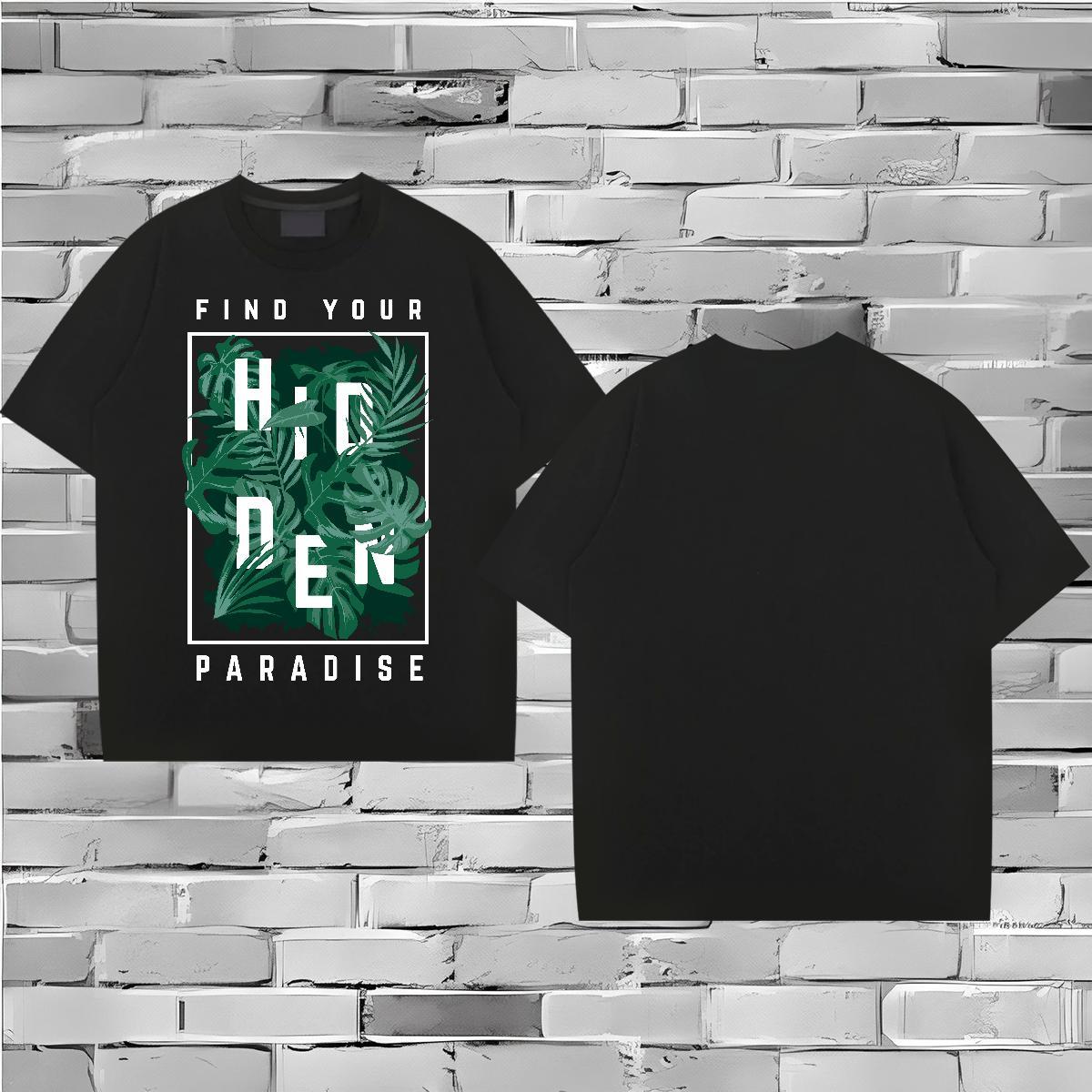 2024 Designer Mens T Shirts 230g Pure Cotton tree Street wear Hip Hop Polos Breathable Short Sleeve Comfortable Men Tees DIY