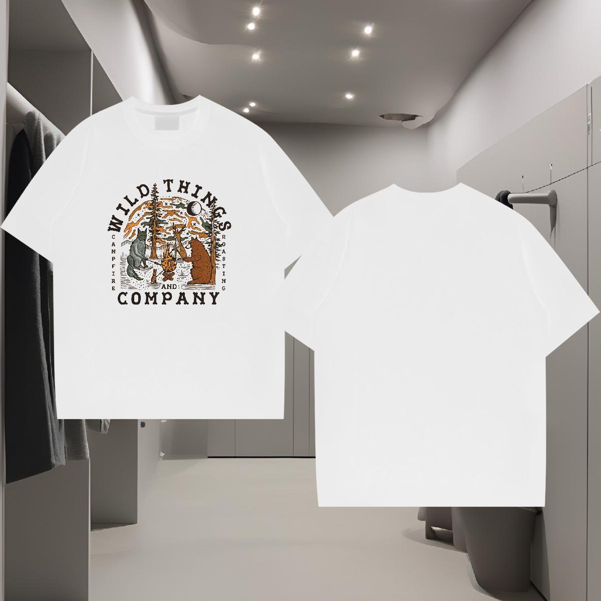 T shirt 230g 100% Cotton tree Sports Casual Breathable Anime Print Tshirt for Man Woman Factory Direct Cool Design Top Tees