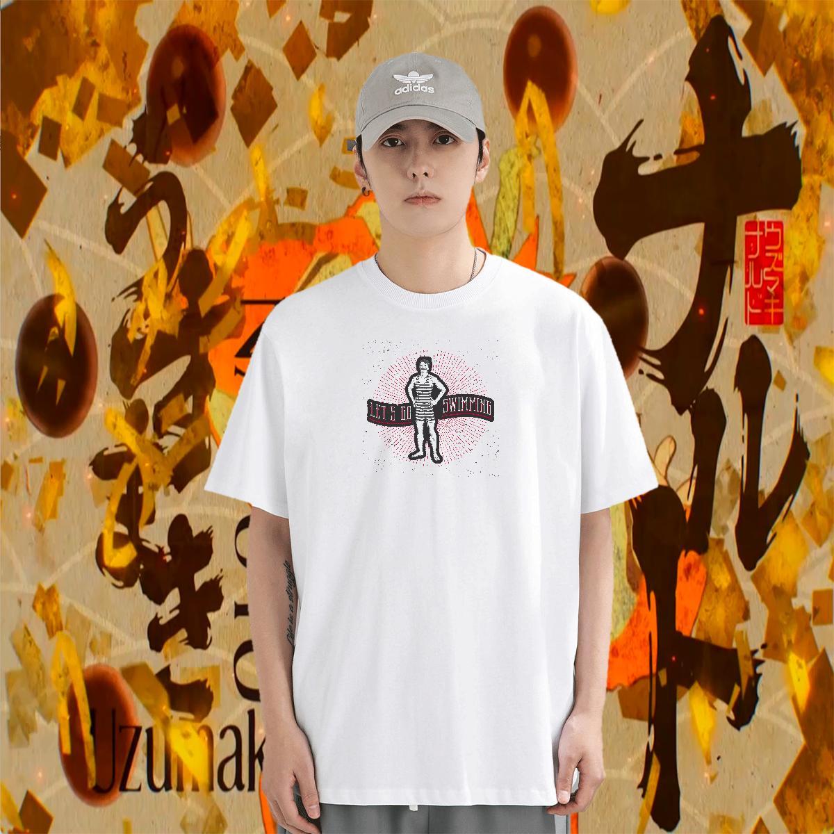 T-Shirts 230g Pure Cotton person Outdoor Breathable Short Sleeve Black White Tshirt for Man Woman Custom Brand Tshirts