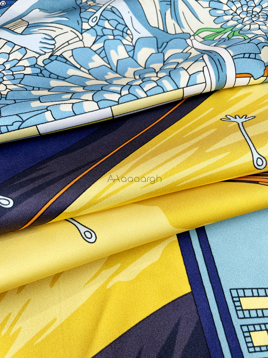 Oversized Scarf Women Mulberry Twill Silk Scarfs for Bag Large Handrolled Edge Shawls Bandanas Hijab Versatile Mother's Day Christmas Gift flagsh