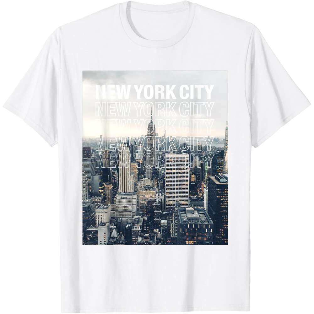 T shirt Mens Urban Graphic Tee Shirt, New York City Skyline T-Shirt shirts tshirt graphic tee Casual tops summer clothes Short sleeve Free shipping
