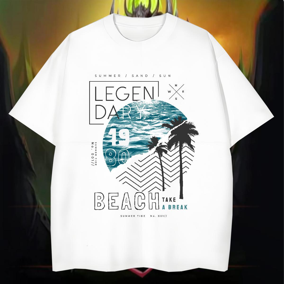 Brand Man T Shirts 230g 100% Cotton tree Home Outdoor Tops Tees Breathable Short Sleeve Wholesale Men Tshirts Oversized 4XL