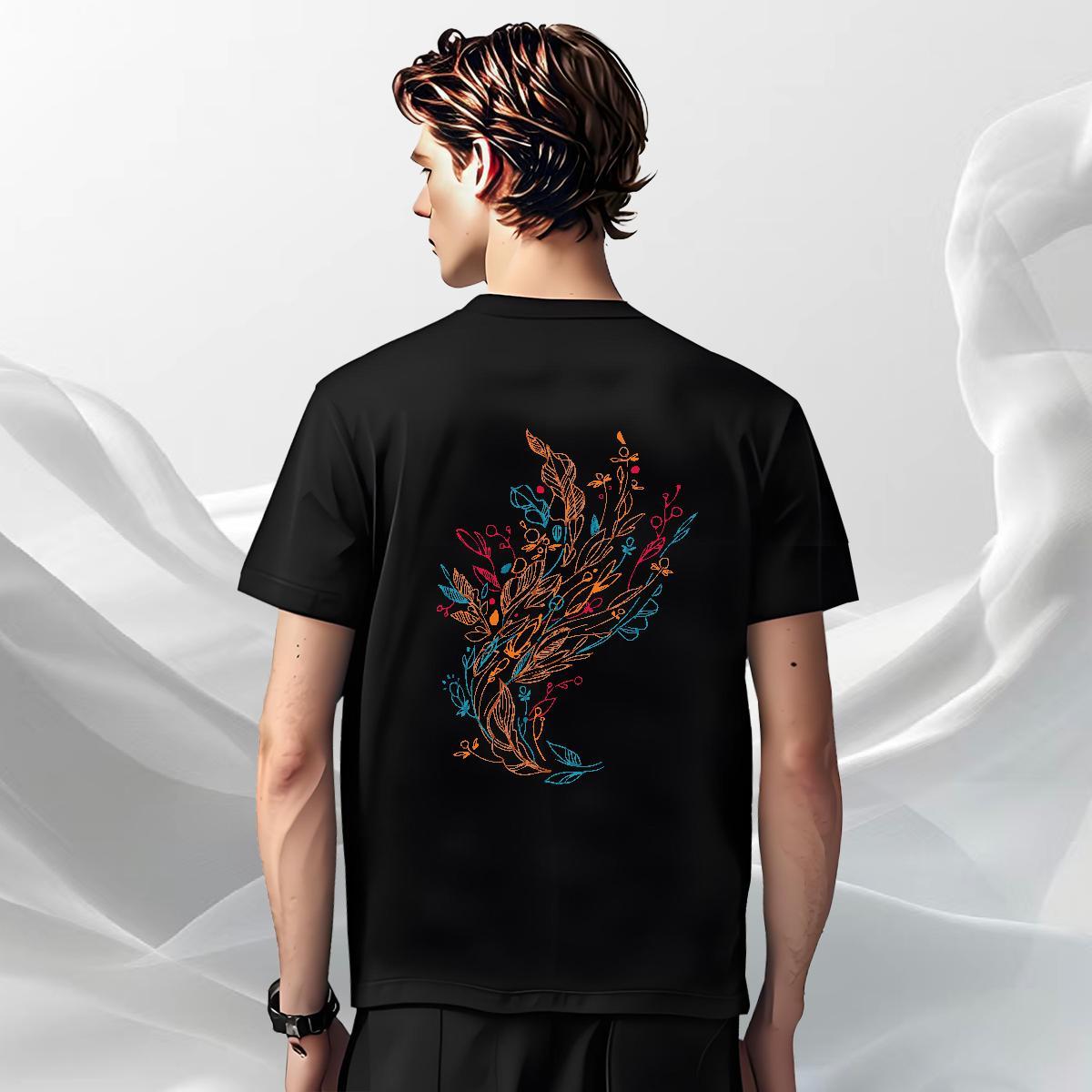 Popular Tshirt for Man Woman 230g Cotton Sport tree Customized Print Breathable Soft DIY T Shirt For Man Wear