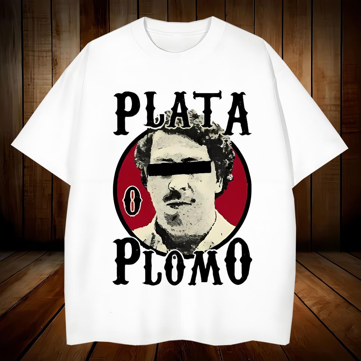 T-Shirts for Men 230g 100% Cotton portrait Anime Printing Street Crew Neck Breathable Oversized 4XL Men Tshirts Classic Brand Clothes