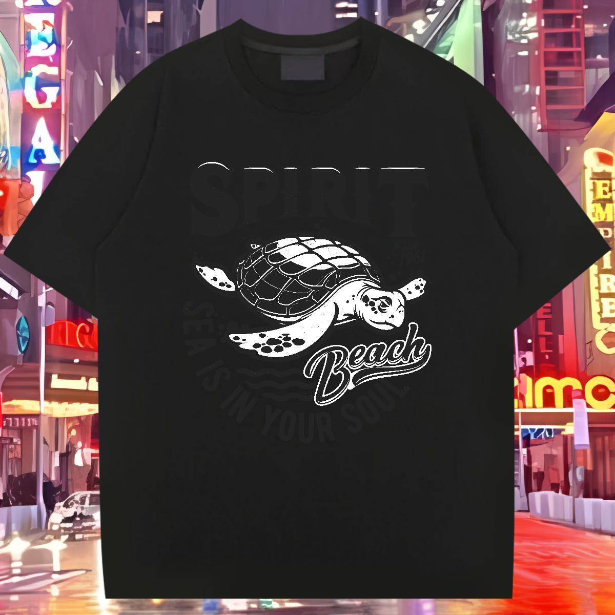 Designer T-Shirts 100% Cotton 230g Casual Top Tees Breathable Short Sleeve Unisex Mens Tshirts DIY Logo Oversized