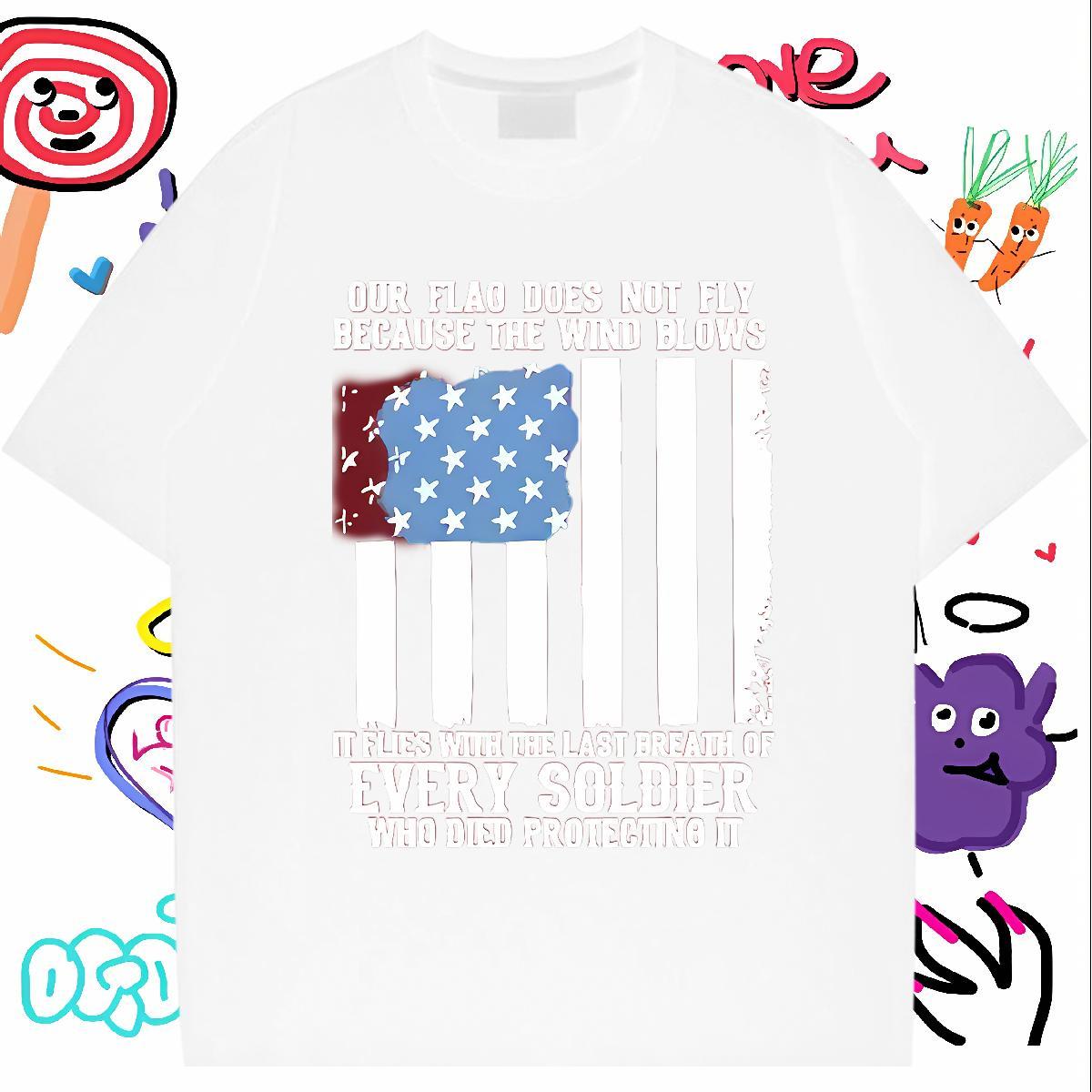 T Shirts Men 100% Cotton 230g USA Street wear Hip Hop Breathable Customized Men Tops Tees 2024 DIY TOP Quality Tshirts