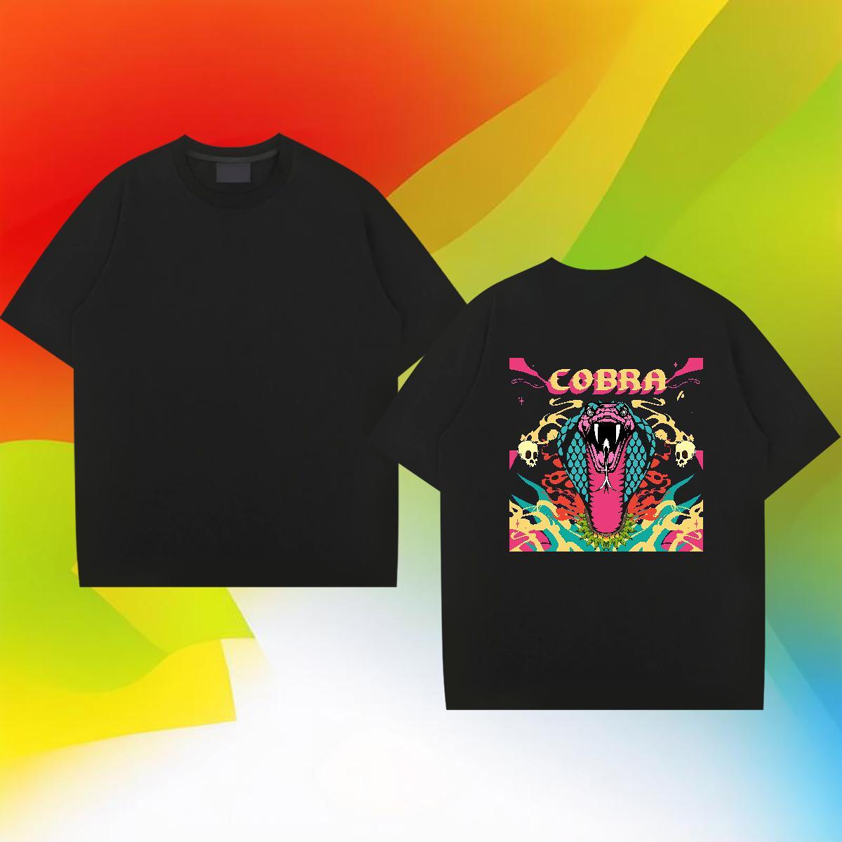 DIY Customized Mens T Shirts 230g Pure Cotton skull Sports Casual Tees Crew Neck Free Shipping Tshirt for Man Woman Custom Printing
