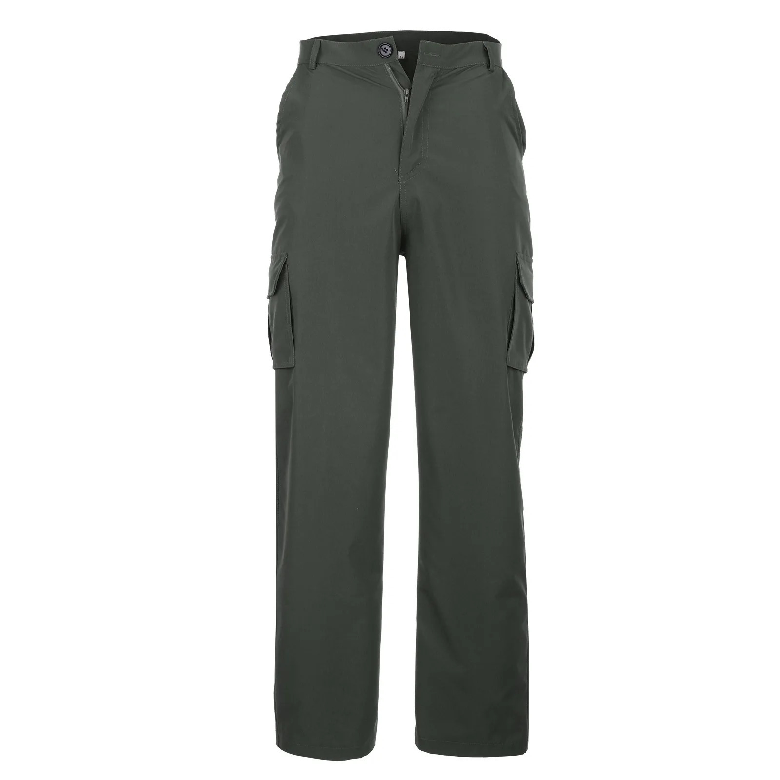 Men Cargo Pants straight Casual Trousers Cotton twill Male Tactical Spring Loose MultiPocket Sweatpants 240806