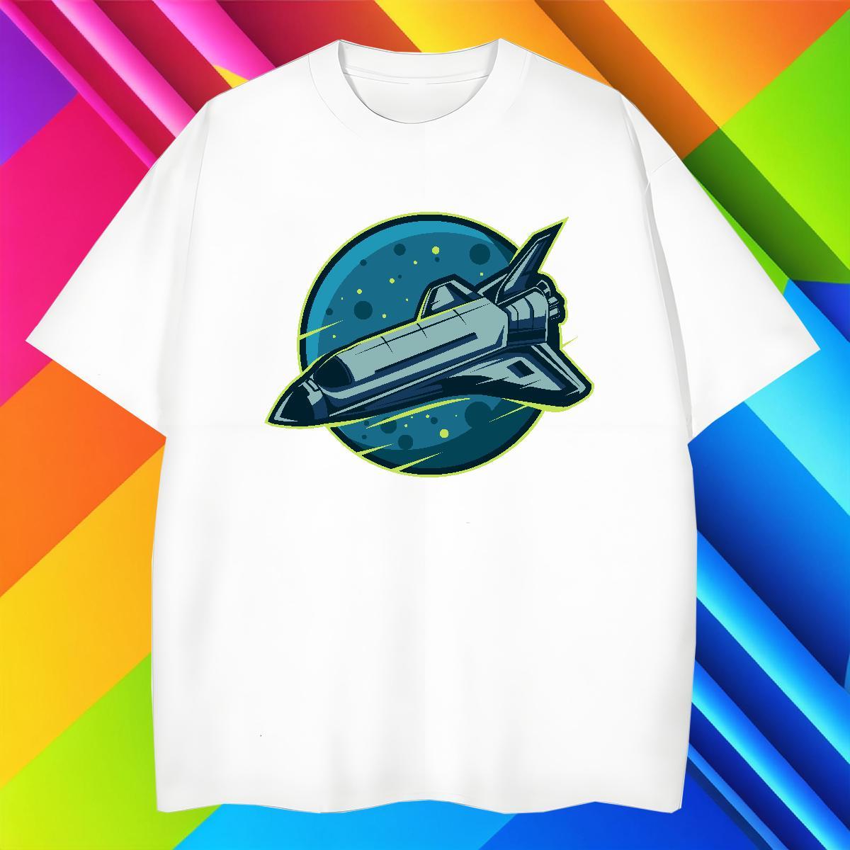 T shirt 230g 100% Cotton universe Summer Casual Short Sleeve Soft Oversized 3XL 4XL Men Tops Tees Fashion Casual Popular Tee Shirt