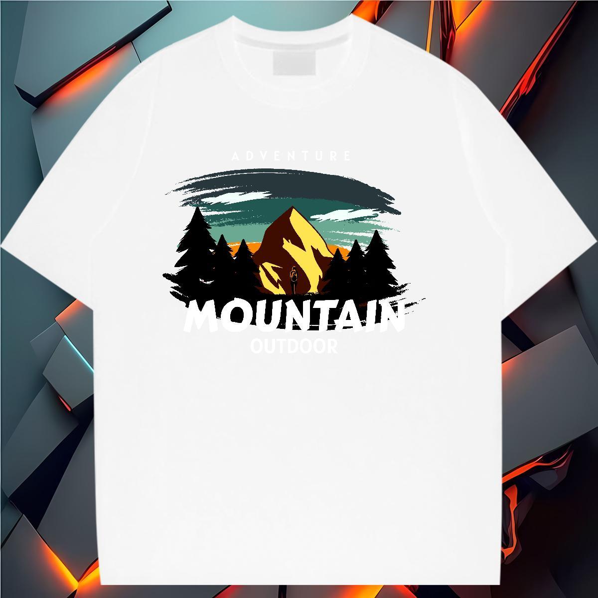 Designer Nice Woman T Shirts O-Neck Short Sleeve Tshirt for Man Woman Black Oversized tree Sports Casual 230g Pure Cotton Brand Clothings