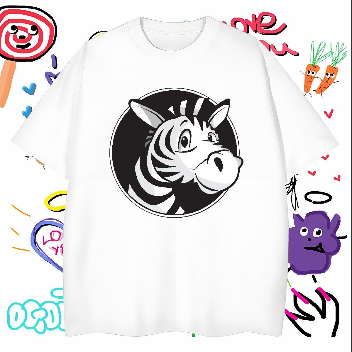 T shirt 100% Cotton 230g horse Beach Breathable Crew Neck Custom Print Plus Size Couples T Shirts New Arrival Designer Polos