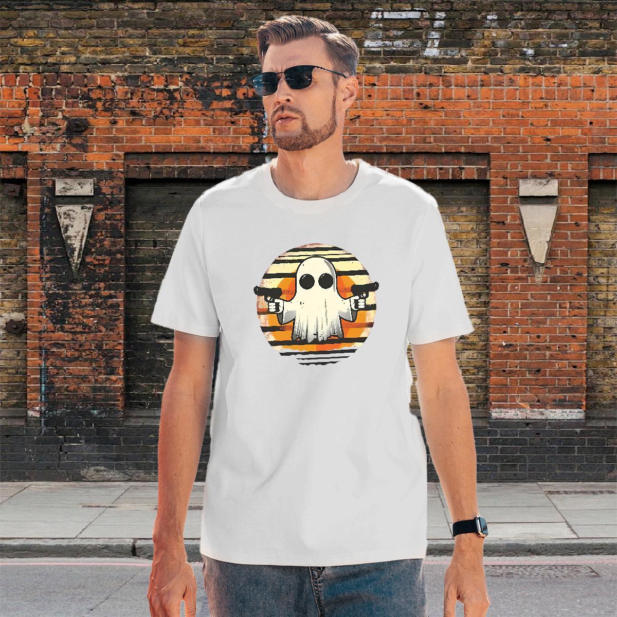 Free Shipping Couples T Shirts 230g Pure Cotton little monsters T-Shirts for Men Hip Hop Street O-Neck Short Sleeve DIY 2024 Tops