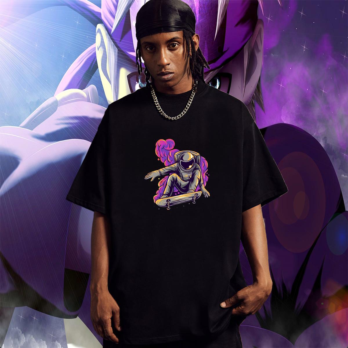 Loose Tshirt for Man Woman 230g Pure Cotton Sport White Plus Size Breathable Short Sleeve 2024 New T Shirt For Man Clothes