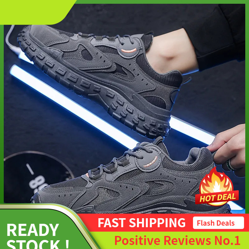Running Summer Ddmysports New Breathable And Durable Versatile Mesh Sports Men S Fashion Thick Sole Casual Shoes Outdoor ole hoes