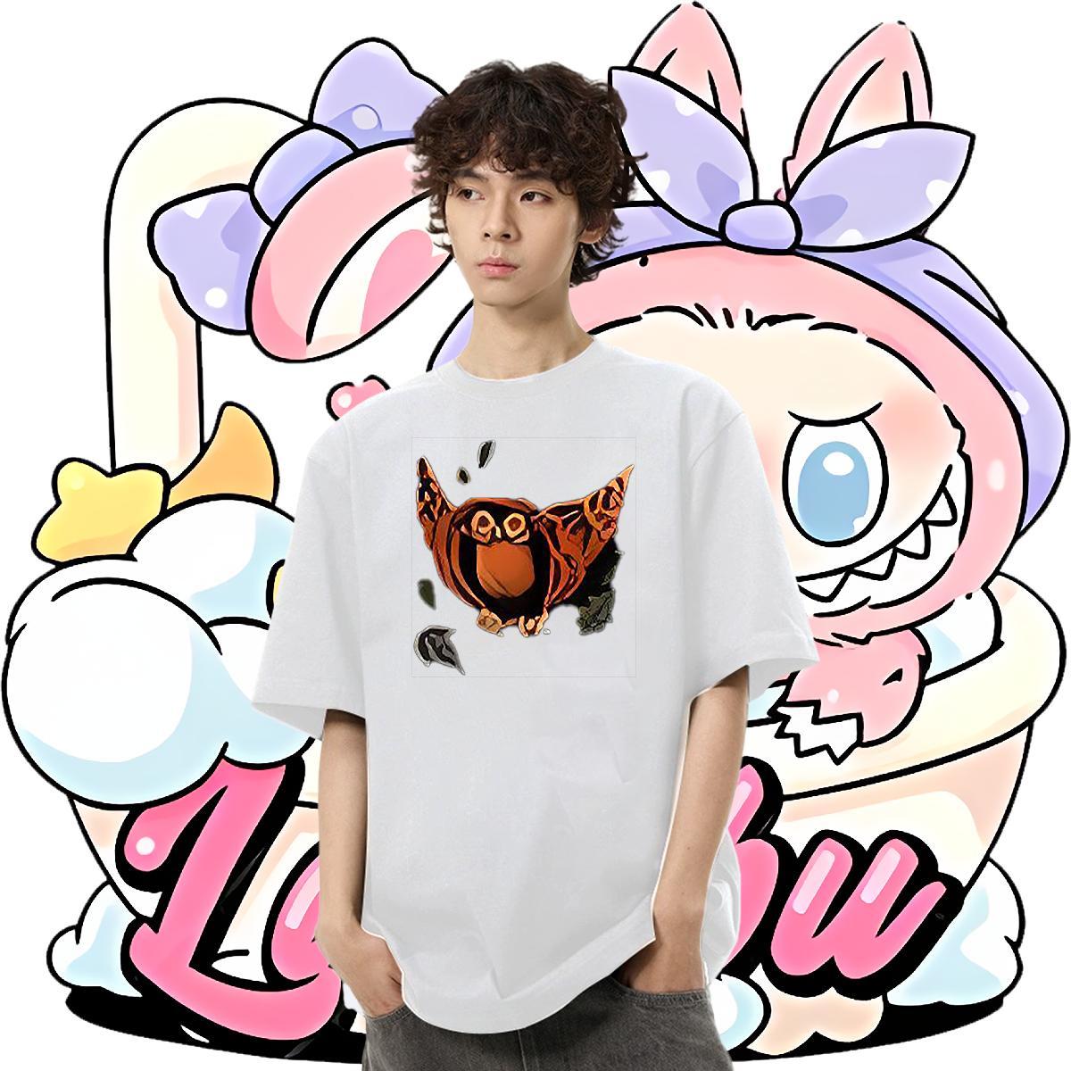 Designer T-Shirts for Men 100% Cotton 230g halloween Street Casual Clothings Breathable Short Sleeve Brand Men Clothes T-Shirt Floral Print