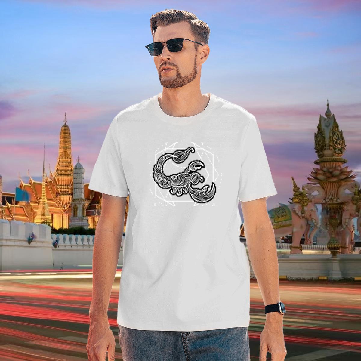 Men T Shirts 100% Cotton 230g icon Street Short Sleeve Soft White Plus Size Tshirts Designer Brand Tops Shirt