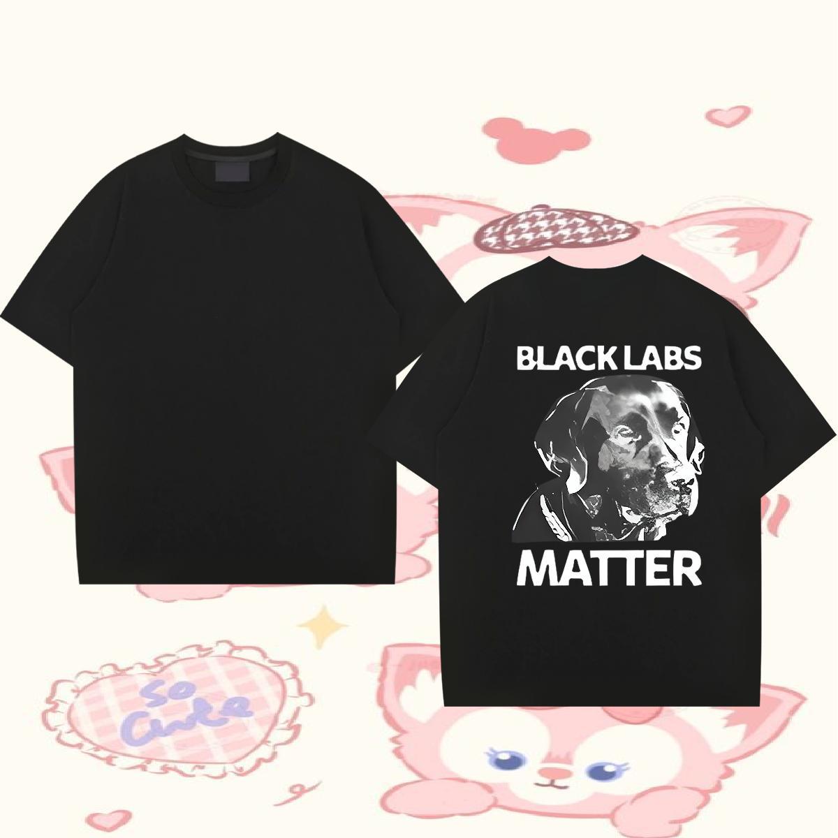 Designer T Shirts Men 230g Cotton dog Casual Beach Clothes Breathable Wholesale Men Tops Tees Custom Printed