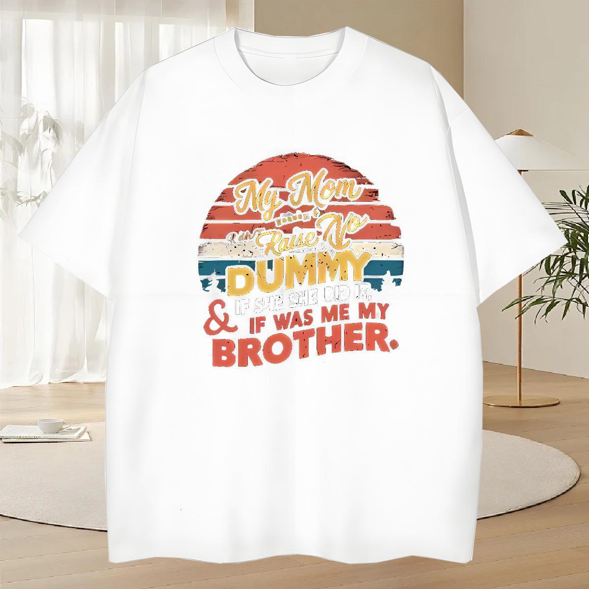 Loose Fit Couples T Shirts 230g Cotton Outdoor letter DIY Crew Neck Fashion T-Shirts for Men Wear