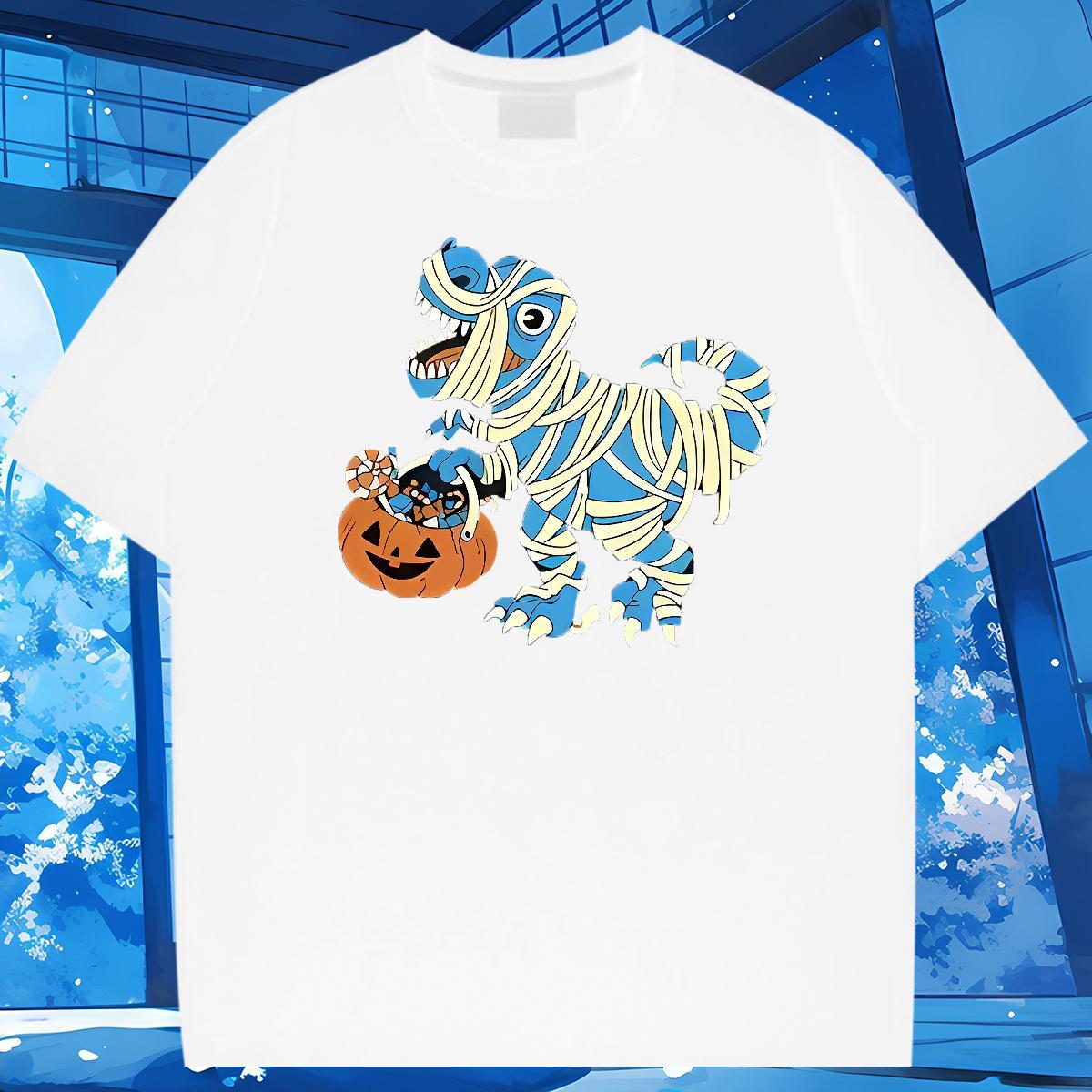 Classic Casual Men T Shirts 230g Pure Cotton pumpkin Spring Summer Top Tees Breathable Short Sleeve Popular Mens Tshirts Customized