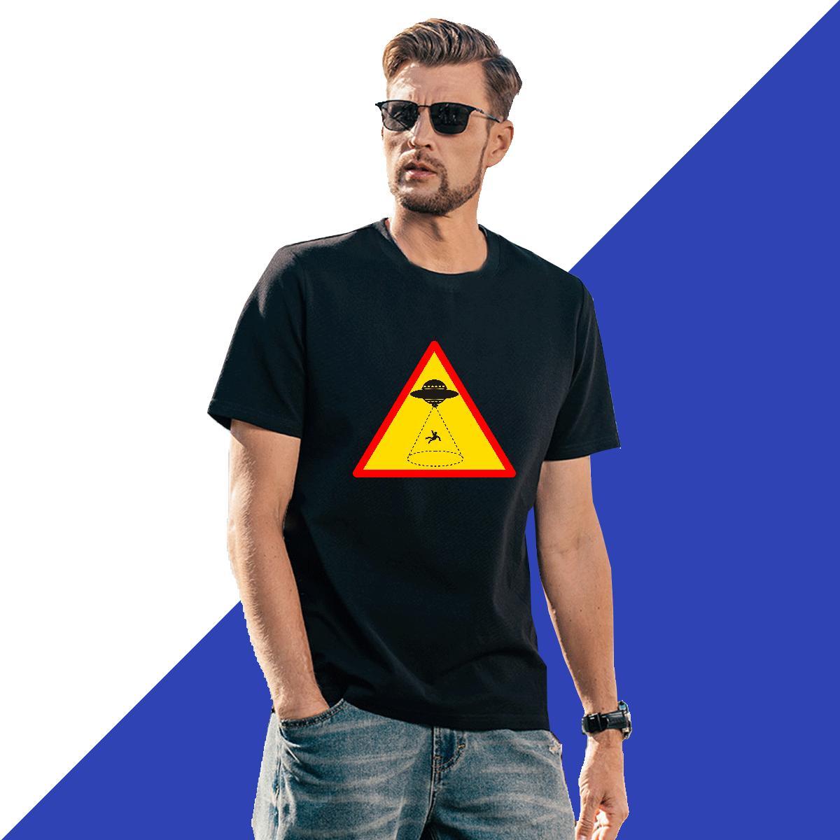 Designer Couples T Shirts 230g Cotton Hip Hop Street UFO Anime Breathable Crew Neck 2024 Summer Mens T Shirts Wear