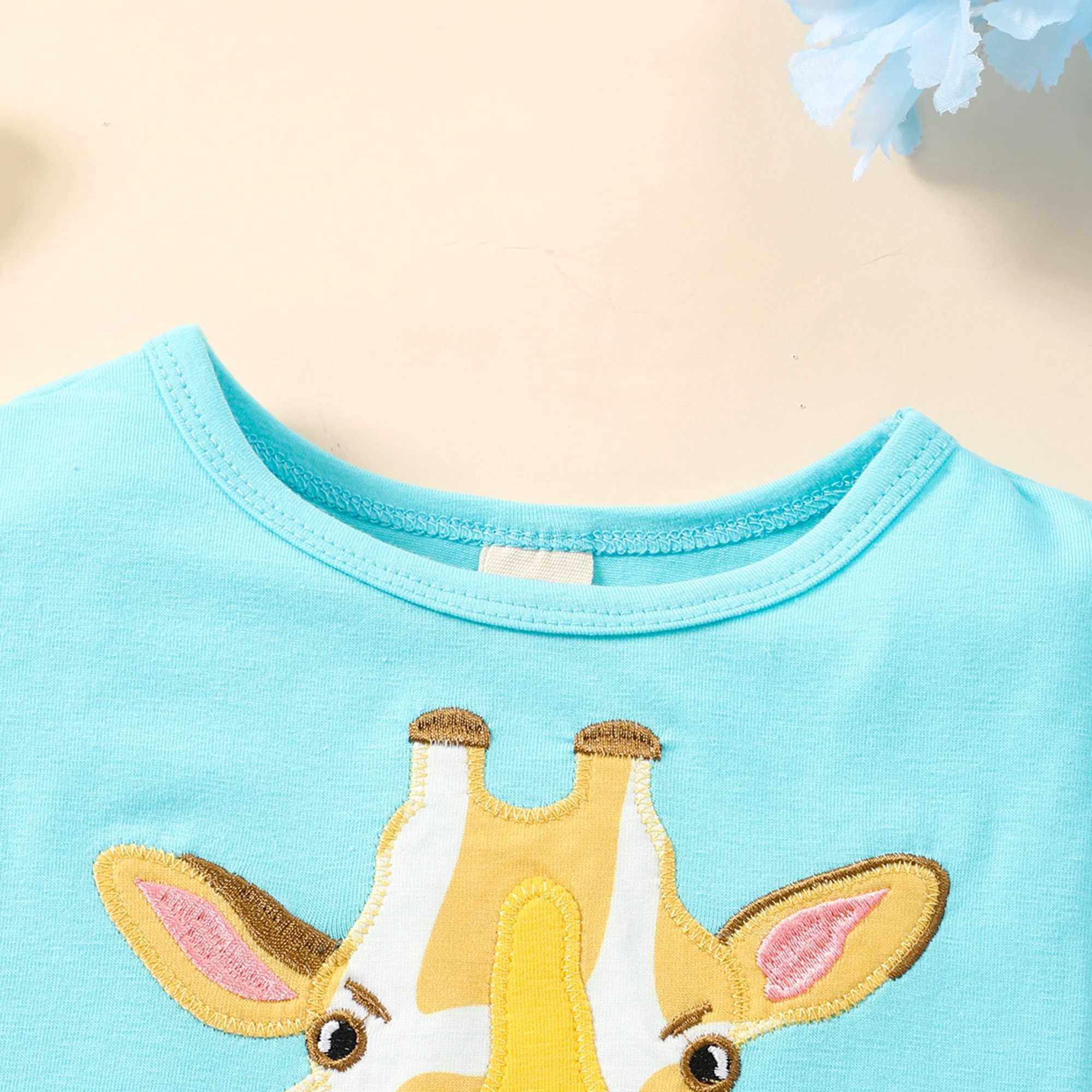 Cute giraffe printed sleeveless holiday summer casual dressW240720