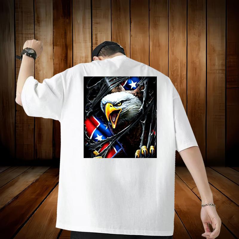Free Shipping T-Shirts 100% Cotton 230g cool Casual Daily Wear Tops Tees Breathable Soft Cool Design Tshirts Custom Print Plus Size