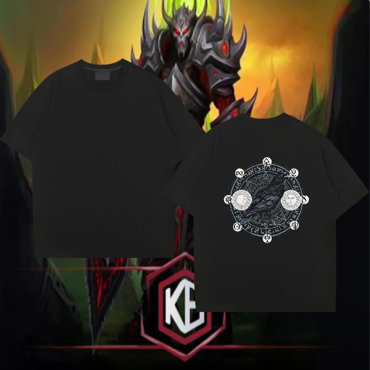 2024 DIY T-Shirts for Men 230g 100% Cotton bird Daily Wear Tees Breathable Short Sleeve Cool Design Men Tees DIY Printed