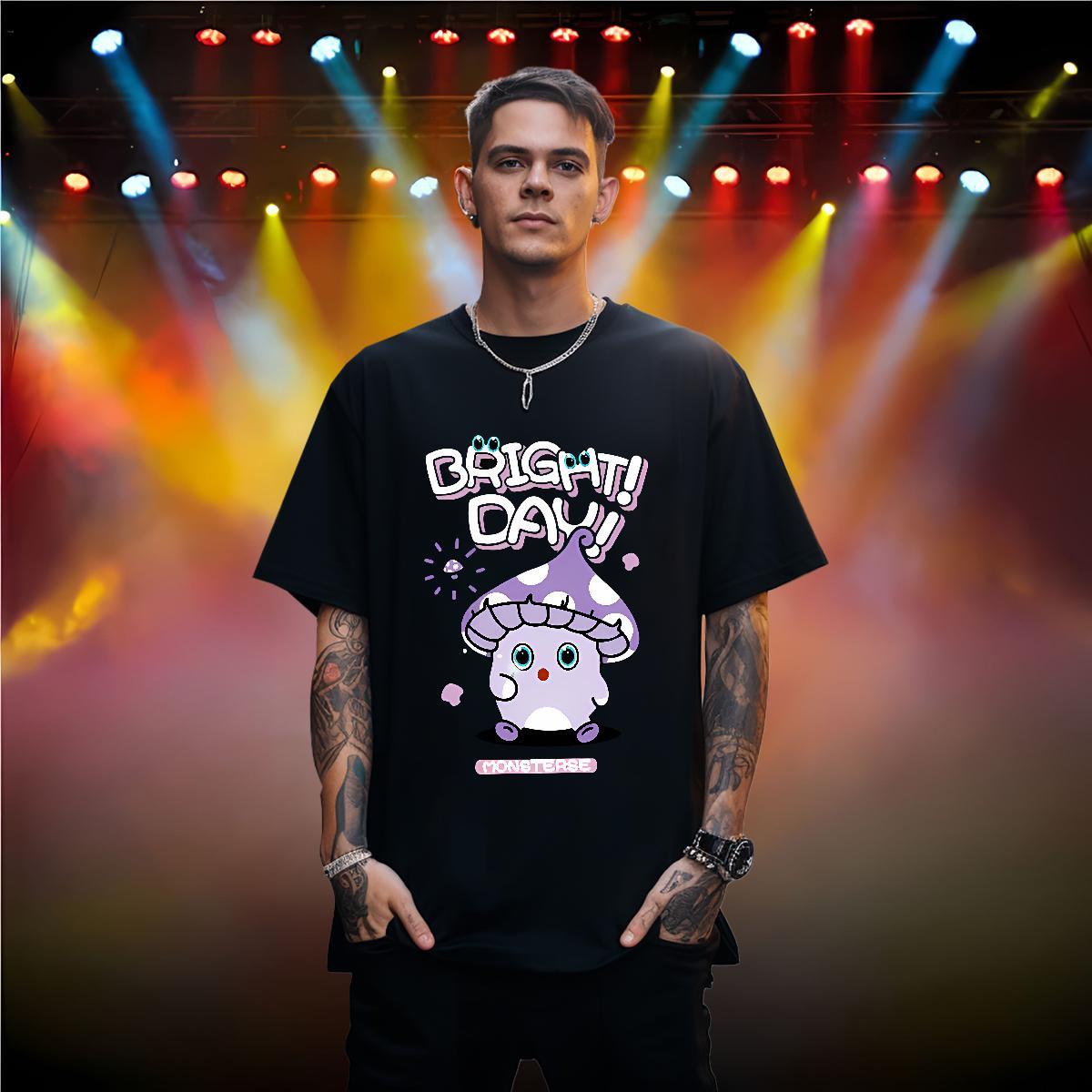 Men T Shirts 230g Cotton english Casual Beach Breathable White Plus Size Men Clothes T-Shirt Wholesale Brand Polos