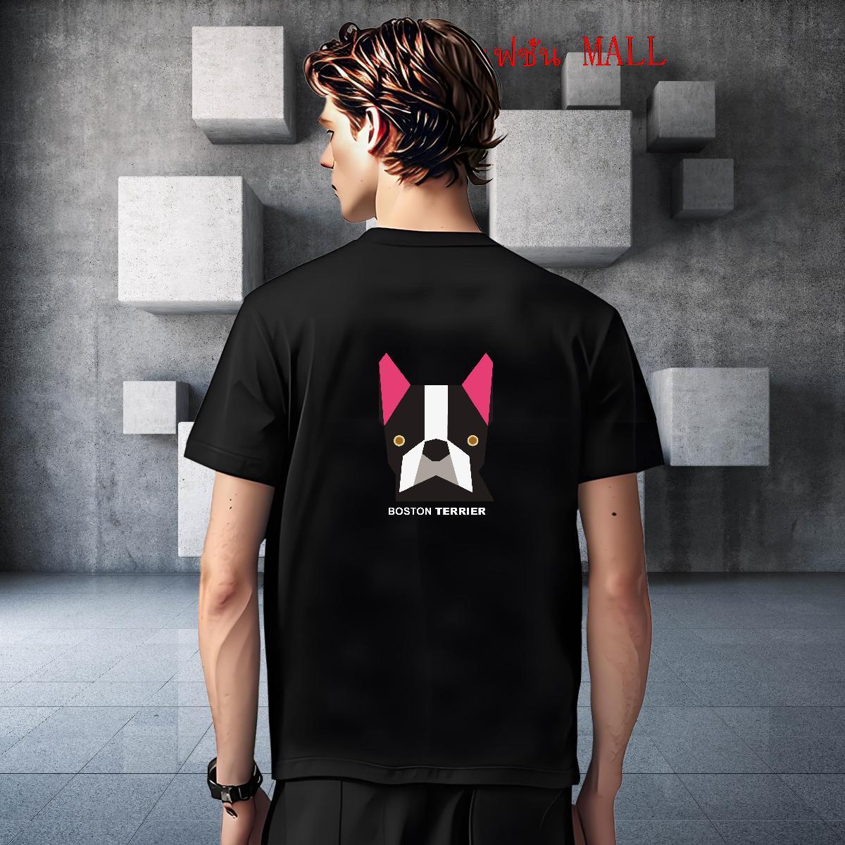 Fashion Design Mens T Shirts 230g 100% Cotton dog Street Casual Tees Shirts Crew Neck Breathable High Quality Tshirts Customized Print