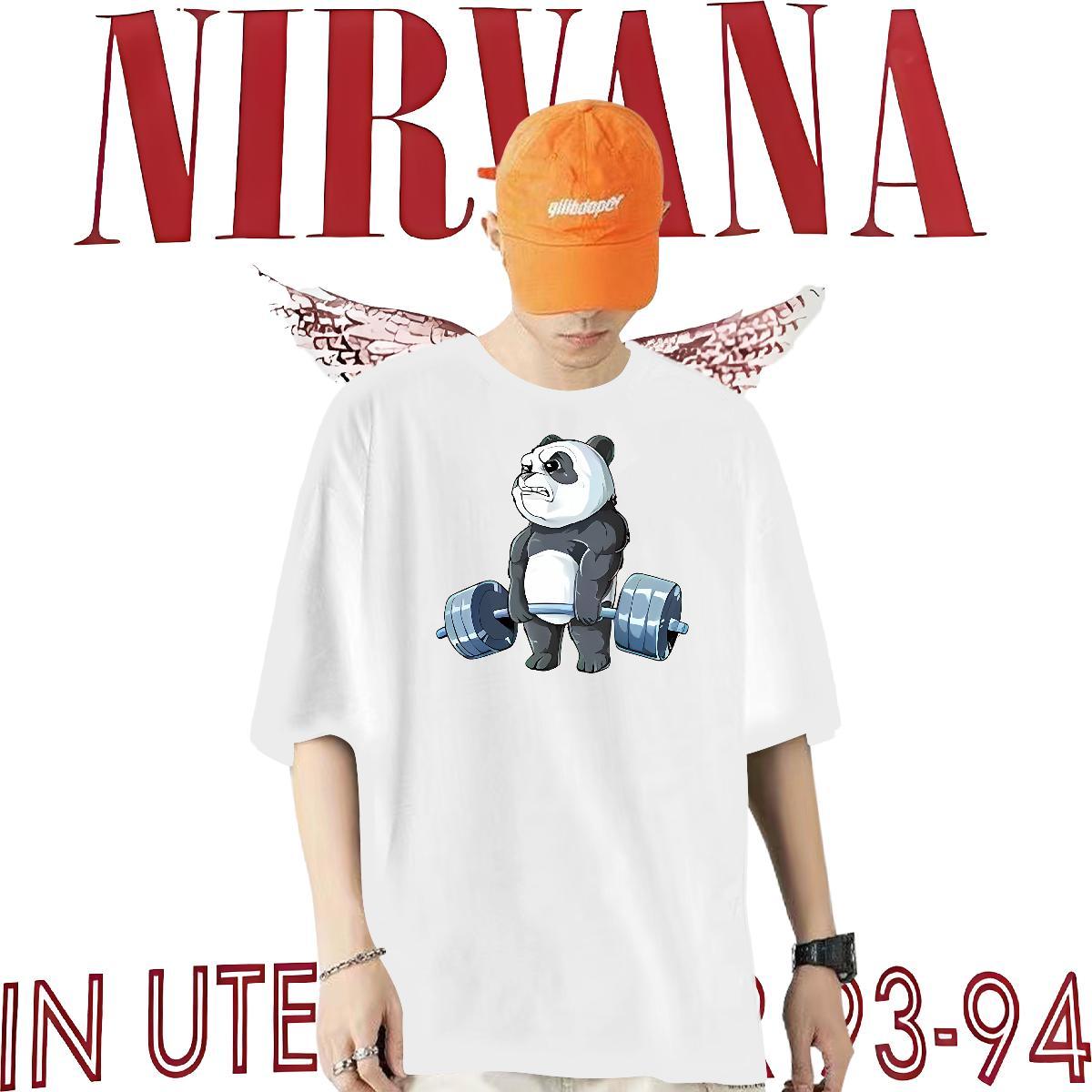 2024 DIY T Shirt For Man 230g Cotton Daily Wear Tee Shirt Short Sleeve Soft Classic Tshirts Black White
