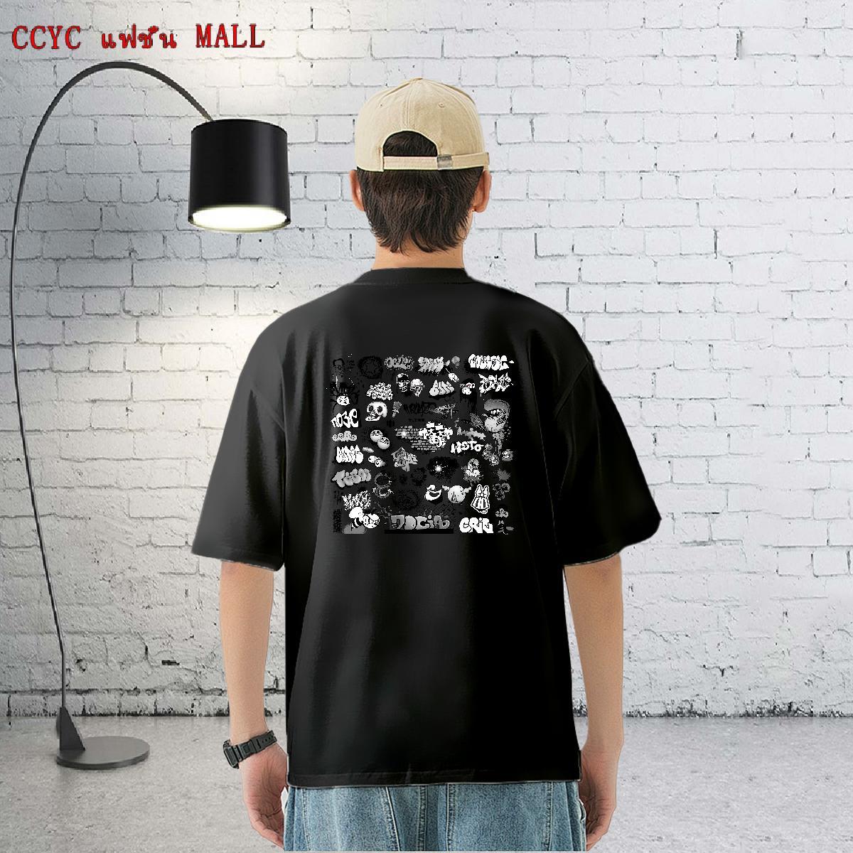 Designer Fashion Man T Shirts skull Tee Shirt 230g Pure Cotton Sport Loose DIY Logo Oversized Short Sleeve O-Neck Tshirt for Man Woman