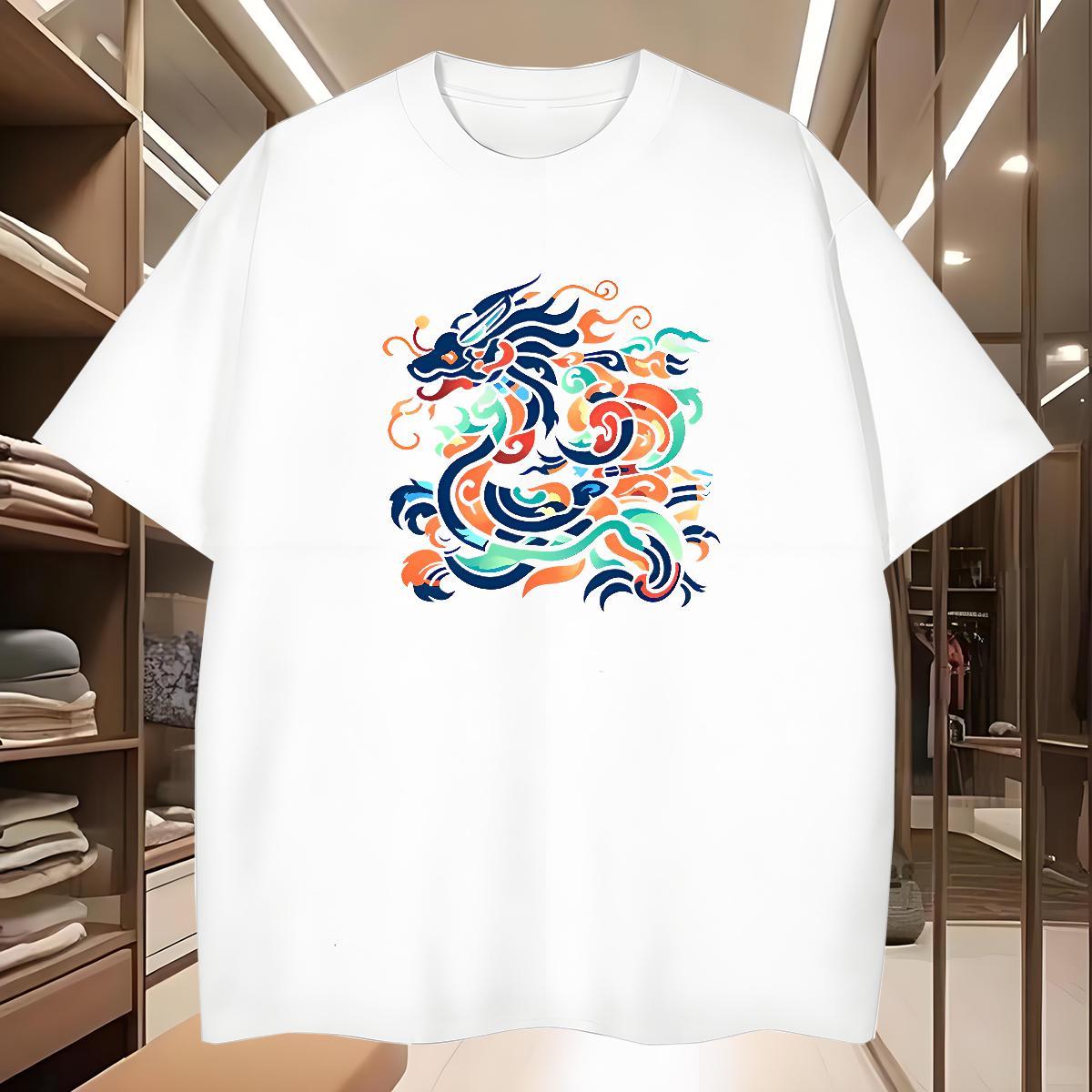 T Shirts Men 230g 100% Cotton Beach Short Sleeve Soft Custom Print Oversized Men Tops Tees Customized Designer Wear