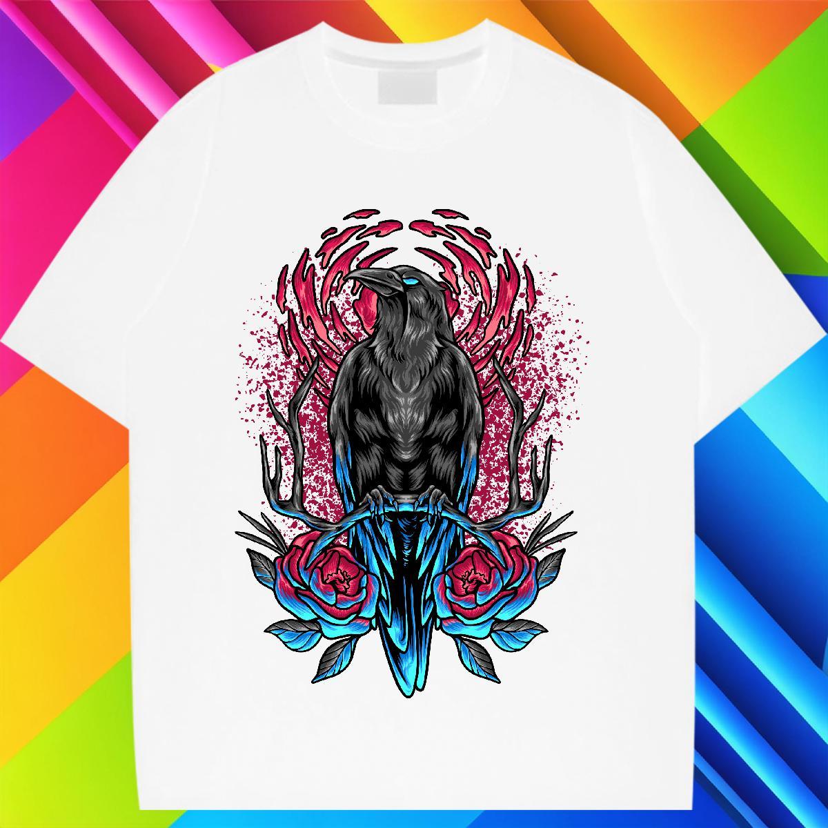 Loose T Shirt For Woman Crew Neck Lady T shirt Customized Print cool Daily Outfit 230g Pure Cotton Stylist Top Shirts