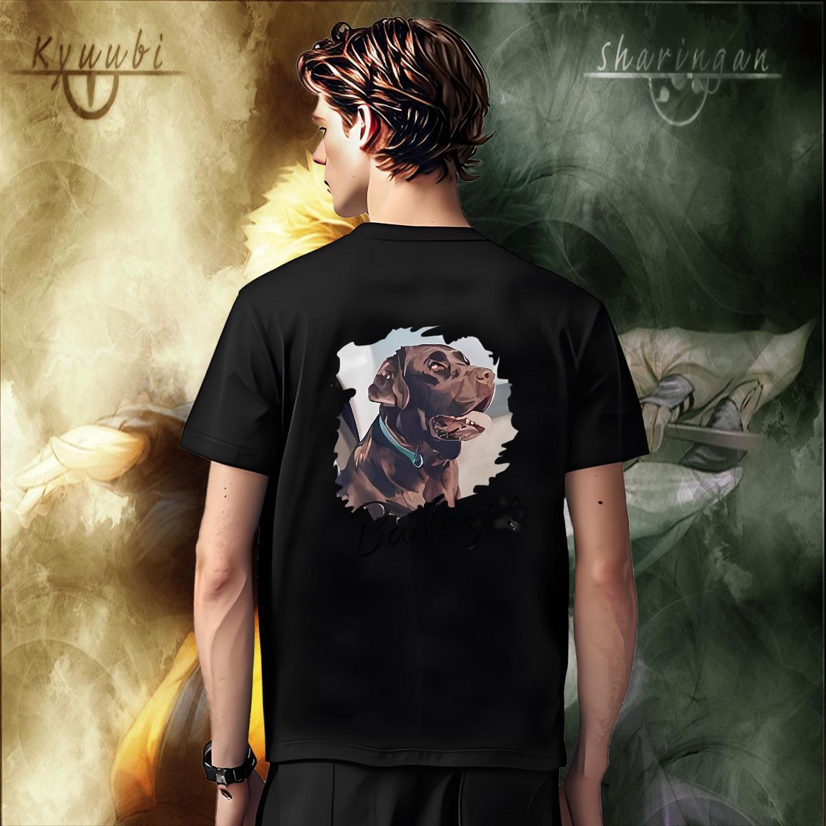 Free Shipping Mens Tshirts 100% Cotton 230g Casual Beach dog Oversized 3XL 4XL Pure Cotton Stylist T-Shirts Clothings