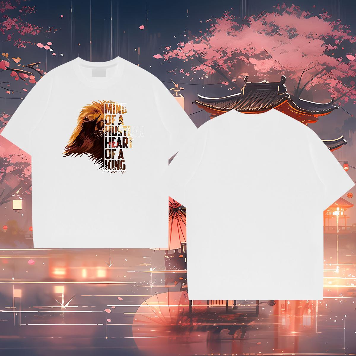 Brand T Shirt For Man 230g Pure Cotton Daily Outfit Tees Shirts Breathable Short Sleeve Cool Mens Tshirts Custom Anime