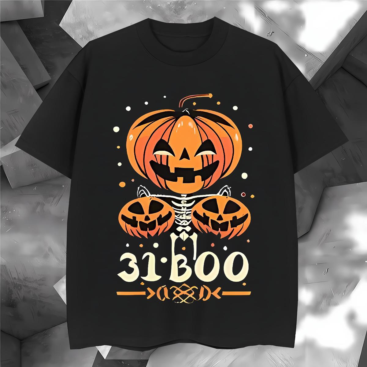T Shirt For Man 230g 100% Cotton pumpkin Street wear Hip Hop O Neck Short Sleeves Customized Men Tops Tees 2024 New High Quality Tee Shirt