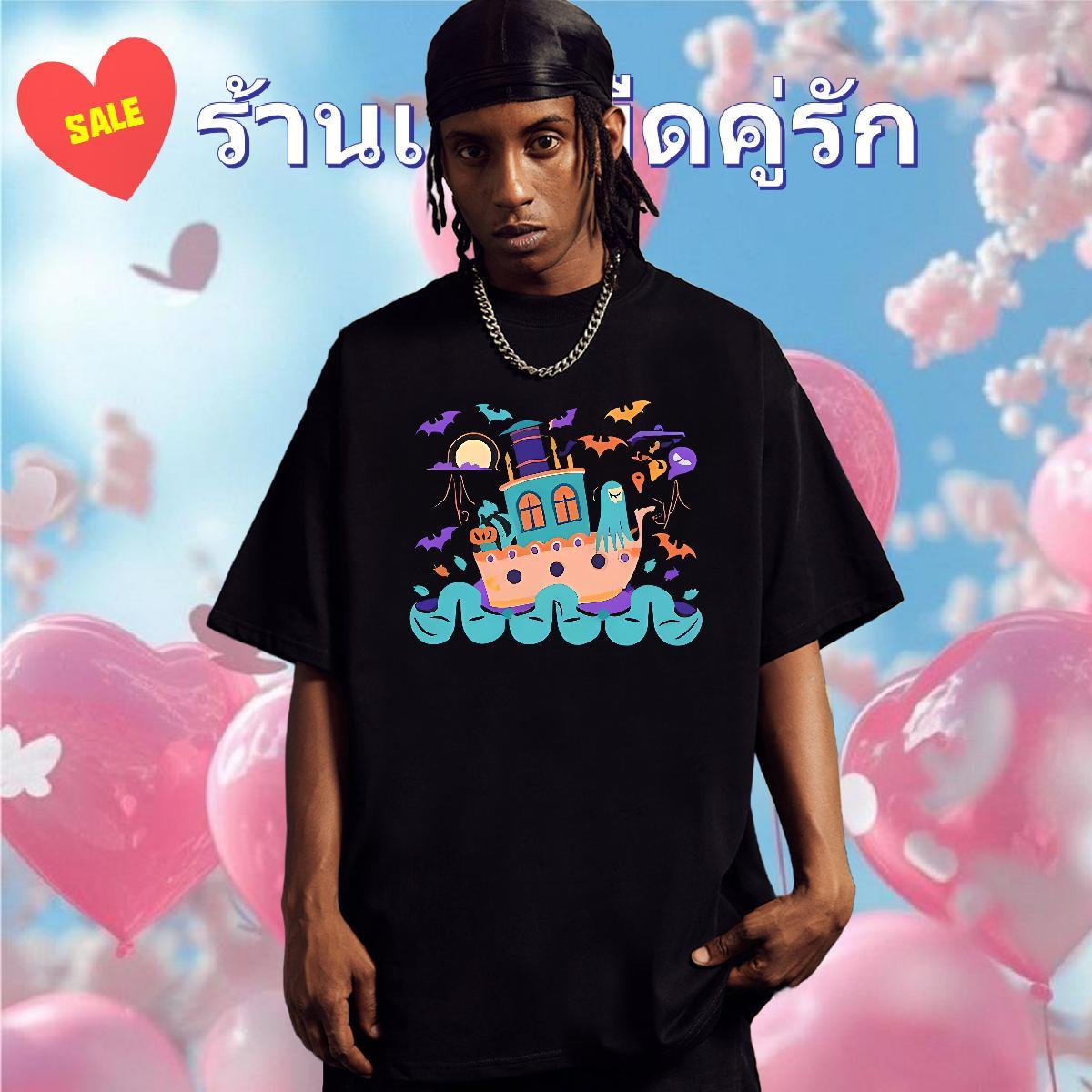 2024 DIY T Shirt For Man 230g Cotton Street Wear Tees Breathable Short Sleeve Wholesale Men Tops Tees Cartoon Printing L-4XL