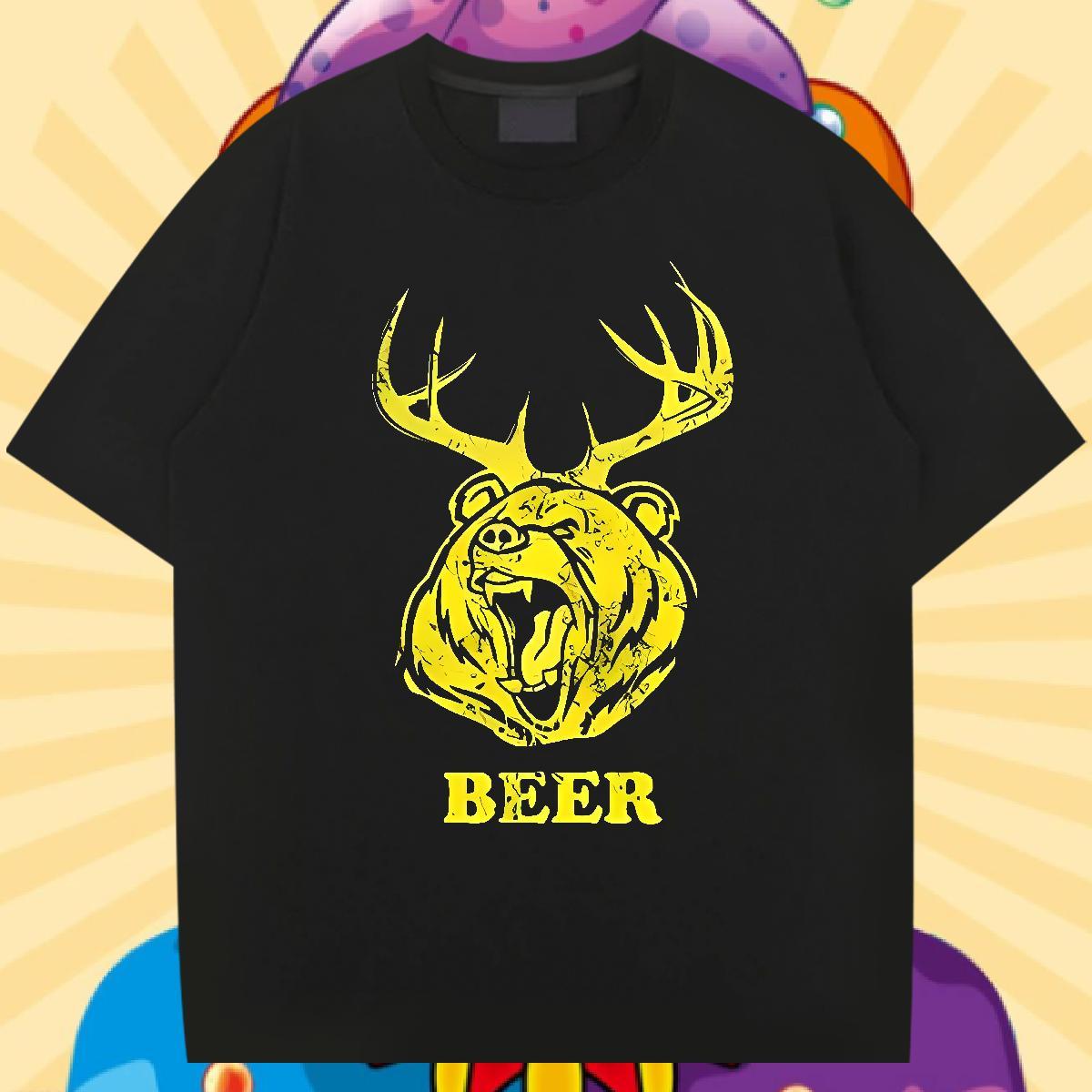 2024 DIY Men T Shirts 100% Cotton 230g lion Sport Tee Shirt O-Neck Short Sleeve Designer Couples T Shirts Custom Cartoon